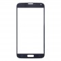 10 PCS Передній екран Outer скло об'єктива для Samsung Galaxy S5 / G900 (темно-синій)