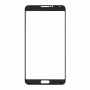10 tk esipaneeli välimine klaas objektiiv Samsung Galaxy märkus III / N9000 (must)