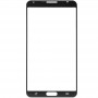10 db elülső képernyő Külső üveglencse a Samsung Galaxy számára III / N9000 (fekete)