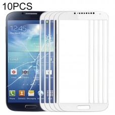 10 PCS前端屏幕外玻璃透镜三星Galaxy S IV / i9500（白色）