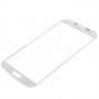 10 PCS delantero de la pantalla externa lente de cristal para Samsung Galaxy S IV / i9500 (blanco)