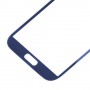 10 PCS Frontscheibe Äußere Glasobjektiv für Samsung Galaxy Note II / N7100 (blau)