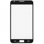 10 PCS delantero de la pantalla externa lente de cristal para Samsung Galaxy Note N7000 / i9220 (Negro)