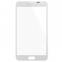 10 db elülső képernyő Külső üveglencse a Samsung Galaxy Note N7000 / I9220 (fehér)