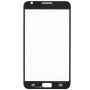 10 PCS delantero de la pantalla externa lente de cristal para Samsung Galaxy Note N7000 / i9220 (blanco)