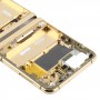 Top + Нижний средней рамки ободок Тарелка для Samsung Galaxy Z Флип 5G SM-F707 (Gold)