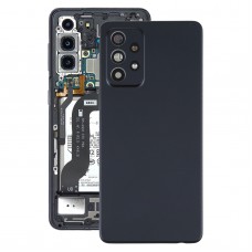 La batería de la contraportada con la cubierta de la lente de la cámara para Samsung Galaxy A52 5G / 4G (Negro)