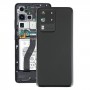 Battery Back Cover with Camera Lens Cover for Samsung Galaxy S20 Ultra(Black)