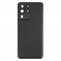 Battery Back Cover with Camera Lens Cover for Samsung Galaxy S20 Ultra(Black)