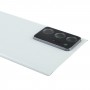 חזרה סוללת כיסוי עם מצלמת עדשת כיסוי עבור סמסונג גלקסי Note20 Ultra (לבנה)