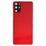Couverture arrière de la batterie avec couvercle de l'objectif de caméra pour Samsung Galaxy S20 + (rouge)