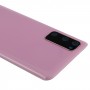 La batería de la contraportada con la cubierta de la lente de la cámara para Samsung Galaxy S20 (rosa)