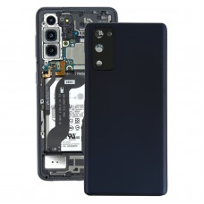 Copertura posteriore della batteria con la macchina fotografica copriobiettivo per Samsung Galaxy S20 FE (nero)