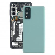 Copertura posteriore della batteria con la macchina fotografica copriobiettivo per Samsung Galaxy S20 FE (Blu)