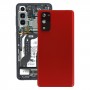 La batería de la contraportada con la cubierta de la lente de la cámara para Samsung Galaxy S20 FE (rojo)
