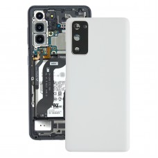 Copertura posteriore della batteria con la macchina fotografica copriobiettivo per Samsung Galaxy S20 FE (argento)