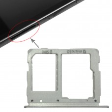 SIM-Karten-Behälter + Micro-SD-Karten-Behälter für Galaxy Tab S3 9.7 / T825 (3G Version) (Silber)