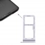2 SIM-kortfack / Micro SD-kortfack för Galaxy S8 / S8 + (silver)