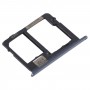 SIM Card Tray + Micro SD Card Tray for Samsung Galaxy Tab A 10.1 (2019) / SM-T515 (Black)