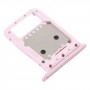 SIM-kortin lokero + mikro SD-korttilokero Samsung Galaxy Tab S6 Lite / SM-P615 (vaaleanpunainen)