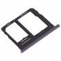 SIM-Karten-Behälter + Micro-SD-Karten-Behälter für Samsung Galaxy Tab A 8.4 (2020) / SM-T307U (Schwarz)