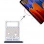 SIM-kortfack + Micro SD-kortfack för Samsung Galaxy Tab S7 SM-T870 / T875 (Svart)