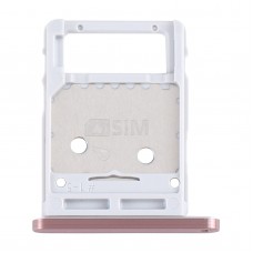 SIM Card מגש + מיקרו SD כרטיס מגש עבור Samsung Galaxy Tab S7 SM-T870 / T875 (ורוד)