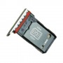 SIM-Karten-Behälter + SIM-Karten-Behälter für OnePlus 8T KB2001 KB2000 KB2003 KB2005 KB2007 (Silber)