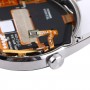 LCD displej a digitalizace plná montáž s rámem pro huawei hodinky gt 2 46mm (stříbro)