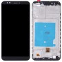 LCD Screen and Digitizer Full Assembly with Frame for Huawei Y7 (2018)(Black)