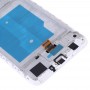 LCD екран и цифровизатор Пълна монтаж с рамка за Huawei Y7 (2018) (бял)