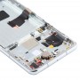ЖК-экран и дигитайзер Полное собрание с рамкой для Huawei P40 (серебро)