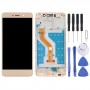 LCD Screen and Digitizer Full Assembly With Frame for Huawei Enjoy 7 Plus/Y7 Prime (Gold)