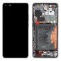 Pantalla LCD y digitalizador Asamblea con marco completo para Huawei P40 Pro (Negro)