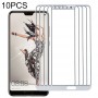 10 PCS מסך קדמי עדשת זכוכית חיצונית עבור P20 Huawei (לבנה)