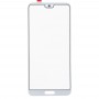 10 PCS מסך קדמי עדשת זכוכית חיצונית עבור P20 Huawei (לבנה)