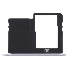 10.1 liteのHuawei社MediaPad M5用のマイクロSDカードトレイ（シルバー）
