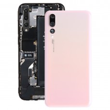 Batterie-rückseitige Abdeckung mit Kameraobjektiv für Huawei P20 Pro (Pink)