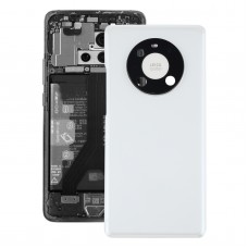 Original Battery Back Cover med kamera linsskydd för Huawei Mate 40 Pro (White)