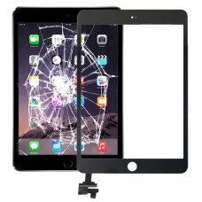 Panneau tactile + puce IC pour iPad mini 3 (noir)
