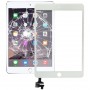 Kosketa paneeli + IC-siru iPad Mini 3: lle (valkoinen)