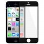 För iPhone 5C frontskärm Yttre glaslins (svart)