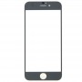 3 en 1 para iPhone 6 (botón del hogar + + LCD marco de la pantalla frontal exterior de la lente de cristal), que no soportan la identificación de huellas dactilares (blanco)