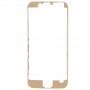 3 IN 1 iPhone 6: lle (kotipainike + LCD-kehys + etureunan ulkolasilinssi), joka ei tue sormenjälkitunnistetta (valkoinen)