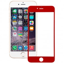 Front Screen Outer Glass Lens for iPhone 6 Plus(Red) 