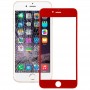 Lentille en verre extérieur à l'écran avant pour iPhone 6 plus (rouge)