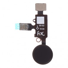 Нов дизайн Бутон за дома (2 ND) с Flex кабел за iPhone 8 Plus / 7 Plus / 8/7 (черен)
