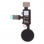 Nouveau bouton de la maison de conception (2 ND) avec câble Flex pour iPhone 8 Plus / 7 Plus / 8/7 (Noir)
