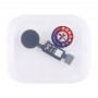 Neuer Entwurfs-Home Button (2.) mit Flexkabel für iPhone 8 Plus / 7 Plus / 07.08 (Schwarz)