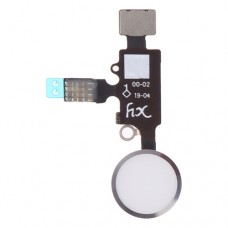 New Design Home Button (2 nd ) with Flex Cable for iPhone 8 Plus / 7 Plus / 8 / 7(Silver) 